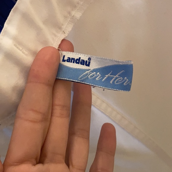 Landau for her drawstring waist scrub pants L tall - Picture 6 of 8